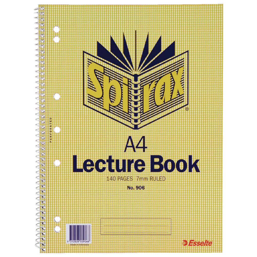 Spirax A4 Lecture Book No. 906 140 Page
