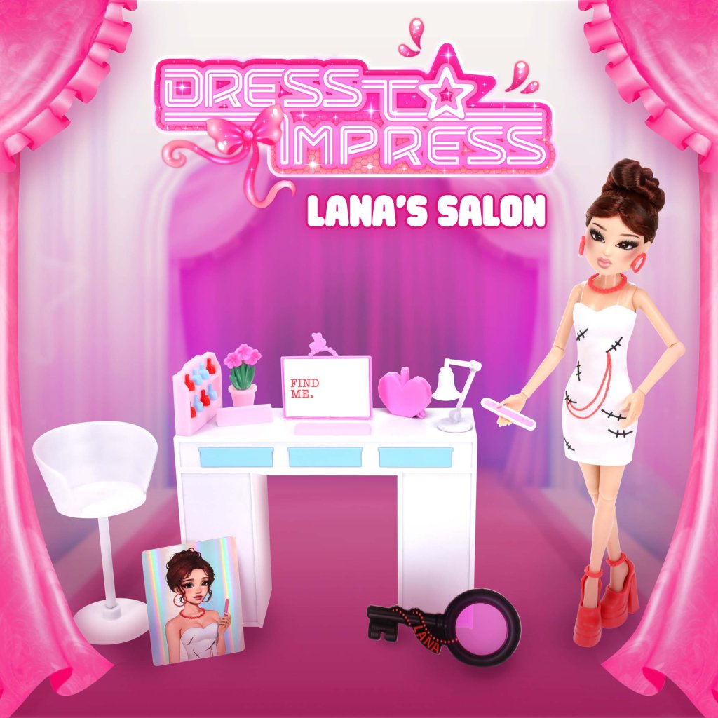 Dress to Impress - Deluxe Fashion Doll Lana Salon Set