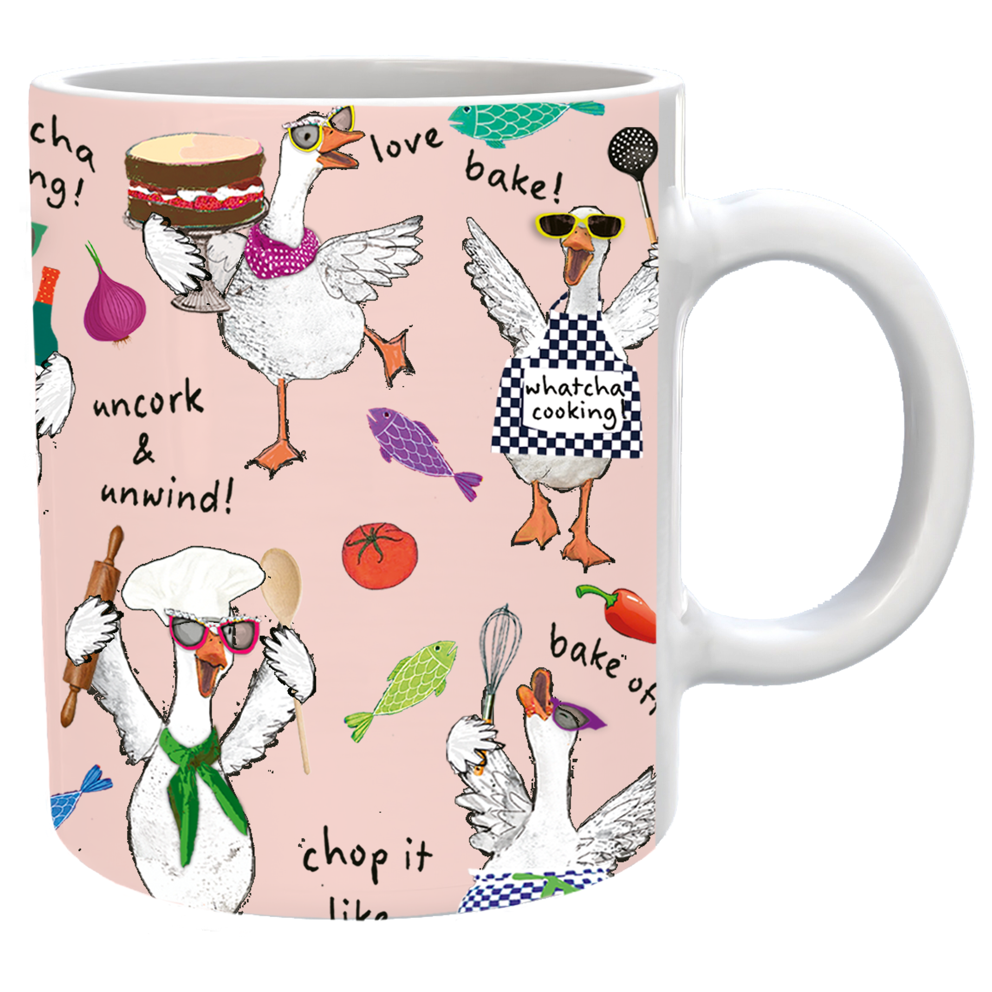 Fancy Farmhouse Ceramic Coffee/Tea Mugs