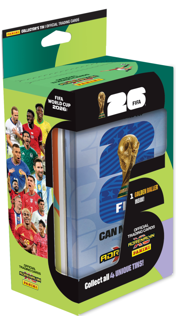 Panini FIFA World Cup Adrenalyn XL 2026 Card Classic Tin (1 Tin Only Assorted)