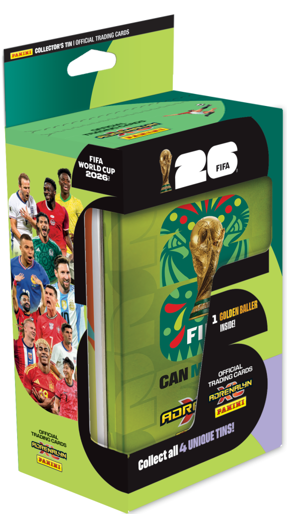 Panini FIFA World Cup Adrenalyn XL 2026 Card Classic Tin (1 Tin Only Assorted)