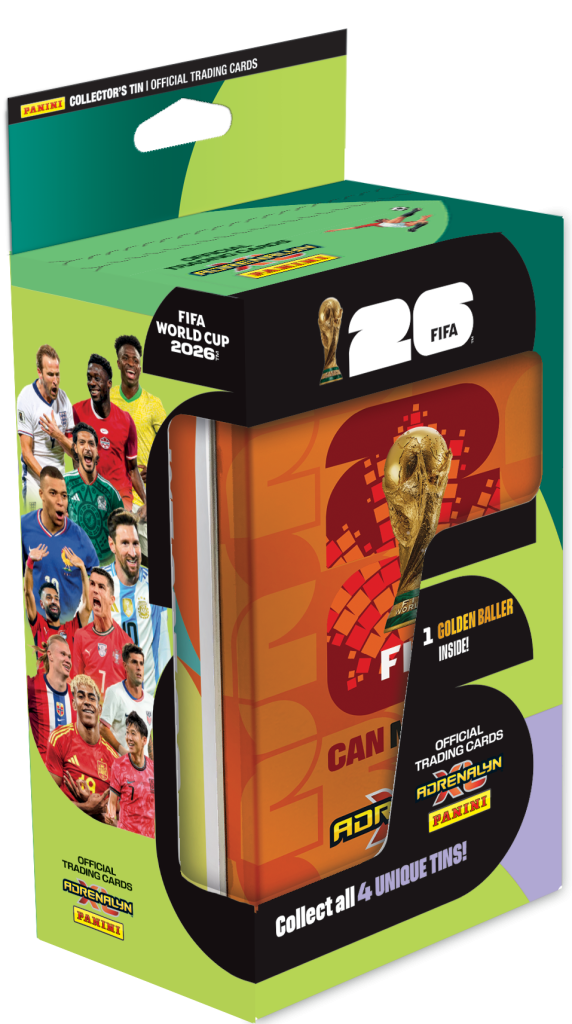 Panini FIFA World Cup Adrenalyn XL 2026 Card Classic Tin (1 Tin Only Assorted)