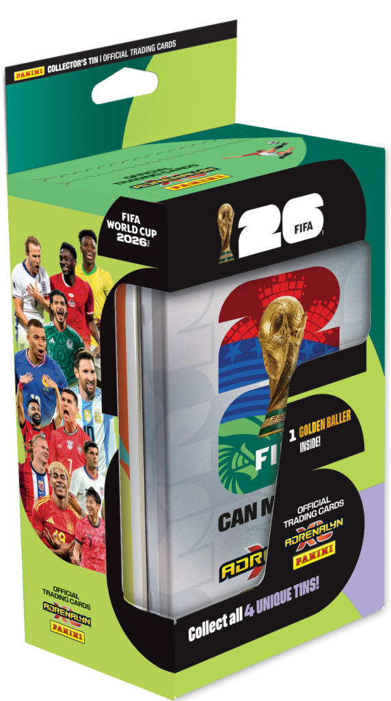 Panini FIFA World Cup Adrenalyn XL 2026 Card Classic Tin (1 Tin Only Assorted)