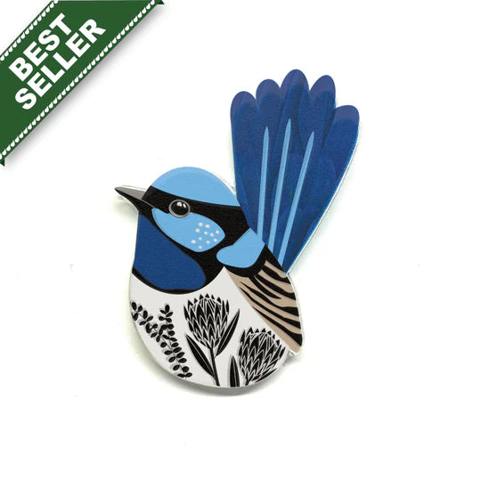 Fairy Wren Pin By Smyle Designs