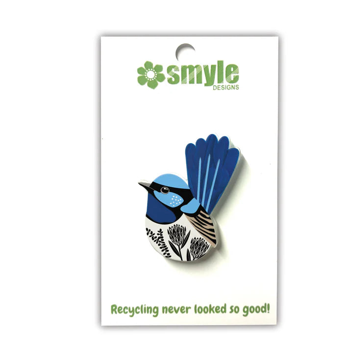 Fairy Wren Pin By Smyle Designs