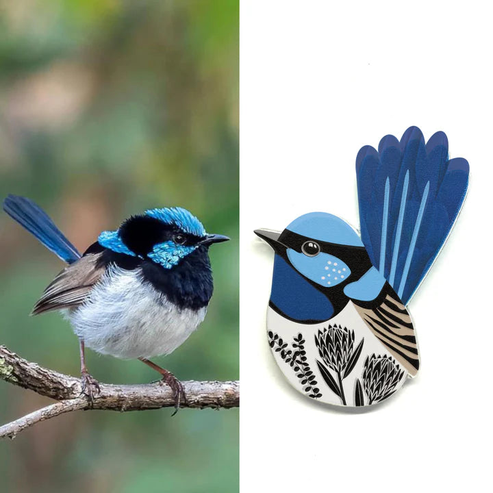 Fairy Wren Pin By Smyle Designs