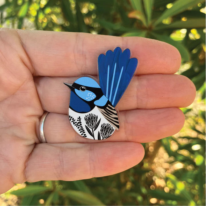 Fairy Wren Pin By Smyle Designs