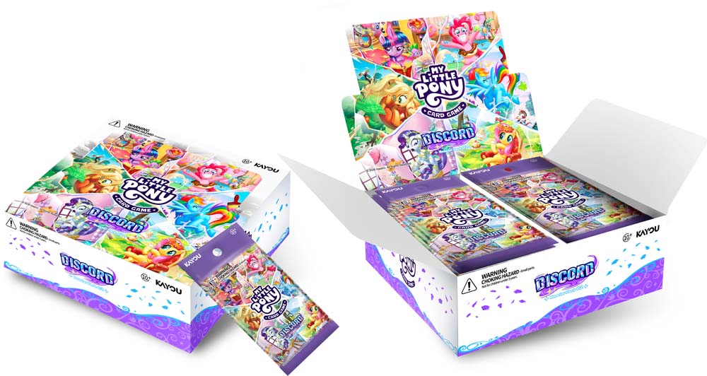 My Little Pony English TCG BP02 Discord Booster Box Kayou First Edition Packs