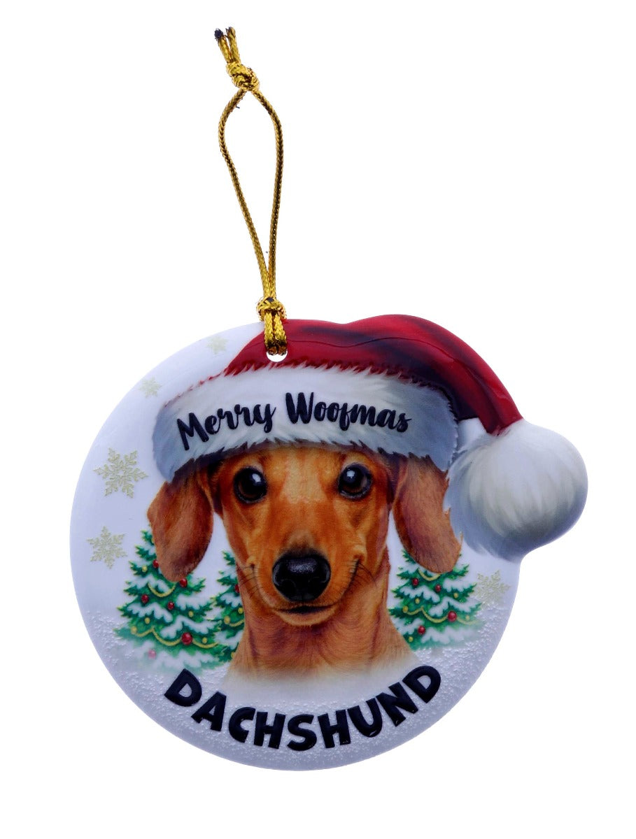 Christmas Sentiments Hanging Ceramic Pet Plaque