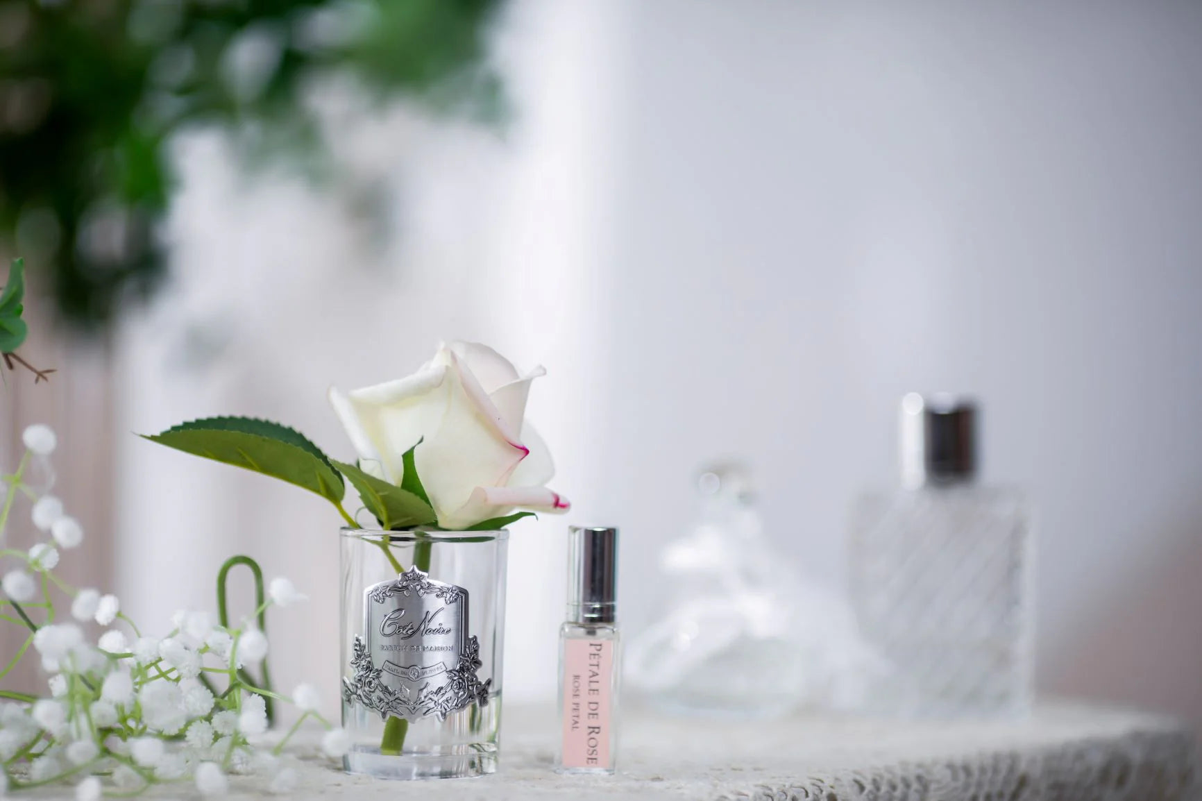 Cote Noire Perfumed Natural Touch Rose Bud - Clear - Pink Blush - GMR42