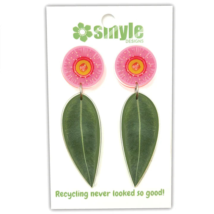 Gum Leaf Blossom Earrings by Smyle Designs