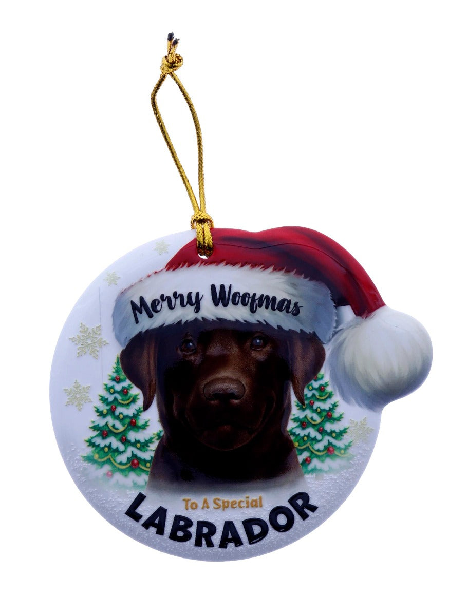 Christmas Sentiments Hanging Ceramic Pet Plaque