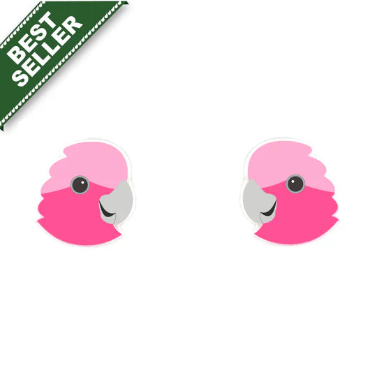 Galah Studs by Smyle Designs