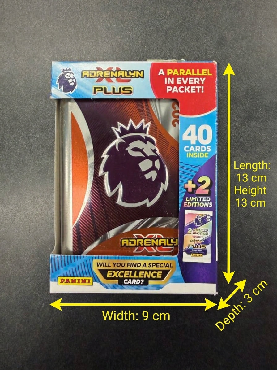 Panini Adrenalyn PLUS 2024/2025 EPL Soccer Pocket Tin - Assorted 1 Tin