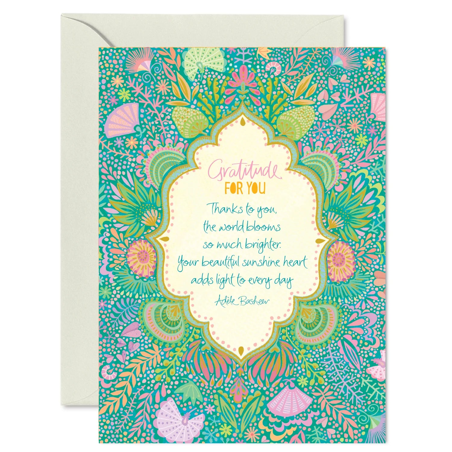 Intrinsic Gratitude For You Greeting Card by Adele Basheer