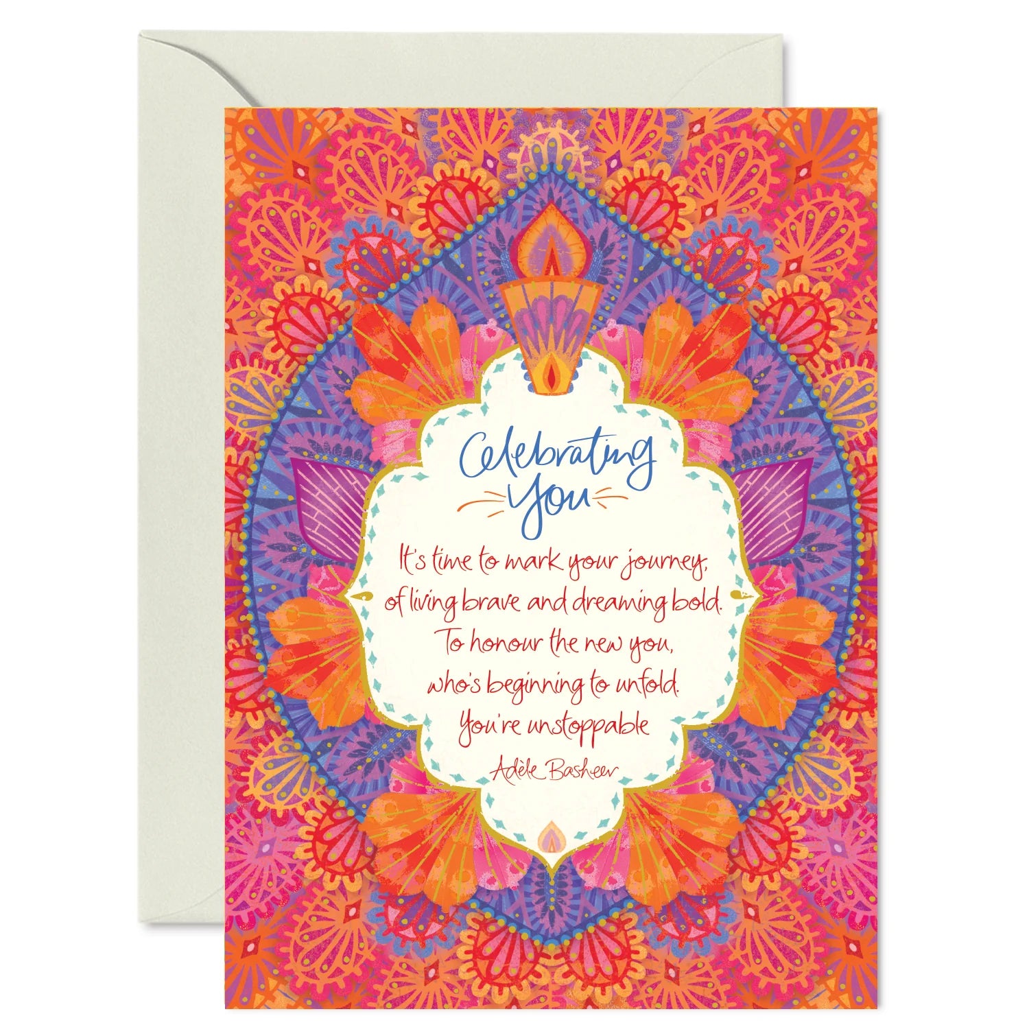 Intrinsic Honour Your Power Greeting Card by Adele Basheer