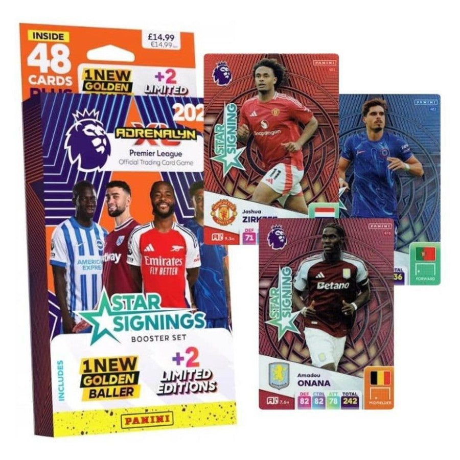 2025 Panini Adrenalyn XL Premier League Star Signings Booster Set