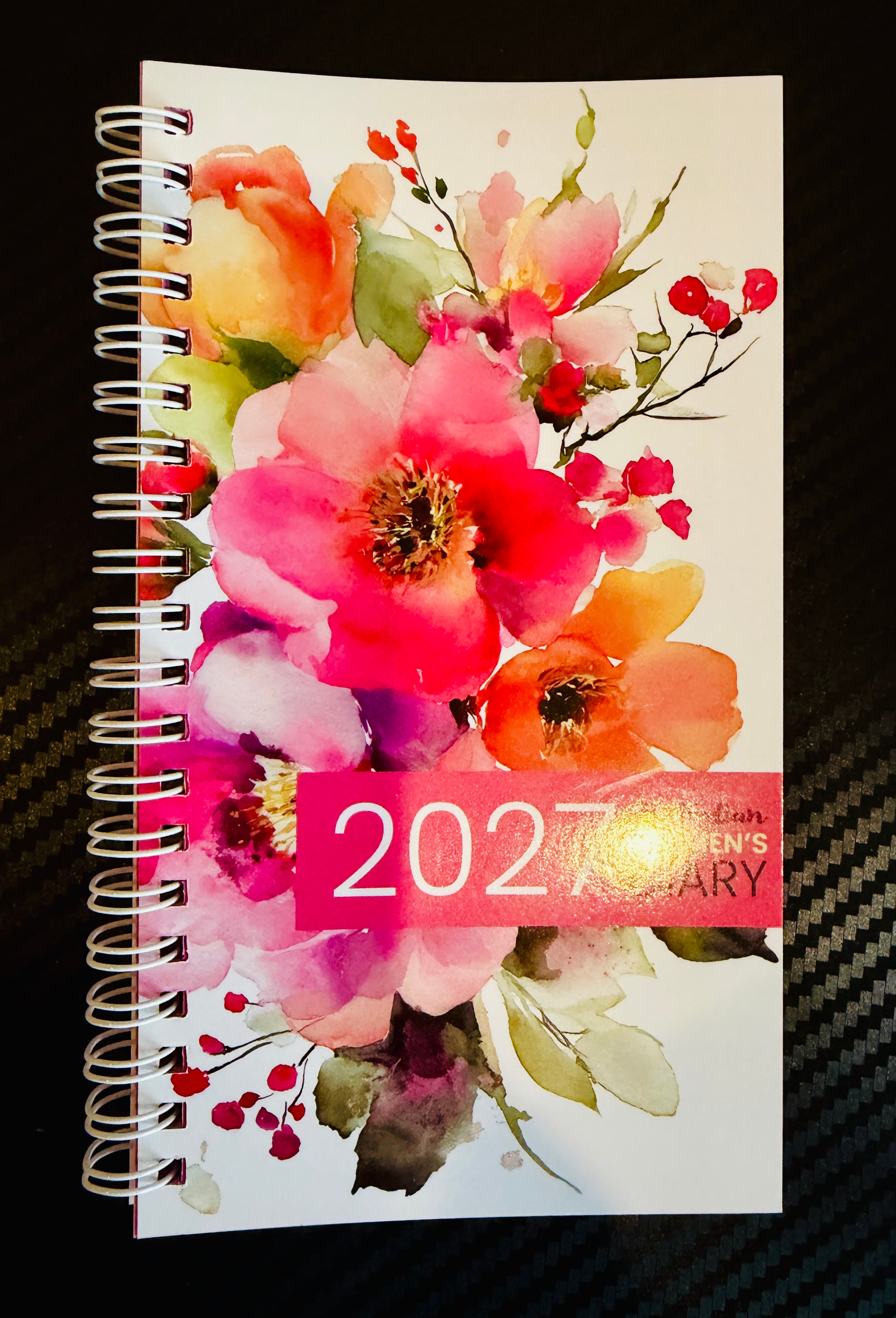 Australian Women's Diary 2027 - Pocket Size Diary Spiral 180x100mm