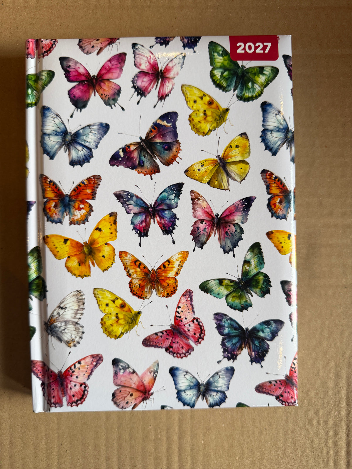 Red Robin A5 Padded 2027 Diary 218x155mm Week To View Varieties, 2027 A5 Diary