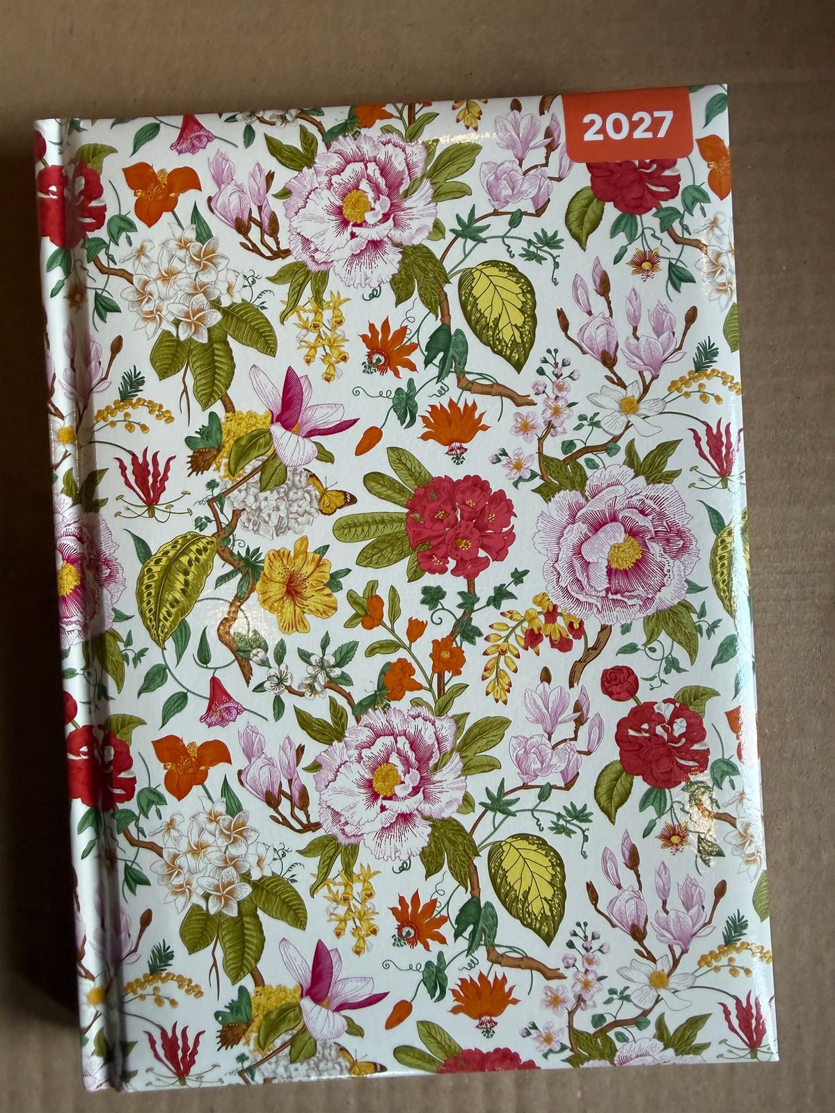 Red Robin A5 Padded 2027 Diary 218x155mm Week To View Varieties, 2027 A5 Diary