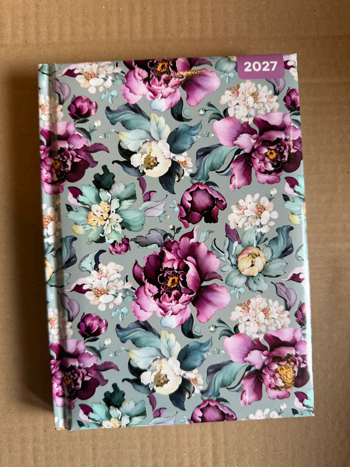 Red Robin A5 Padded 2027 Diary 218x155mm Week To View Varieties, 2027 A5 Diary