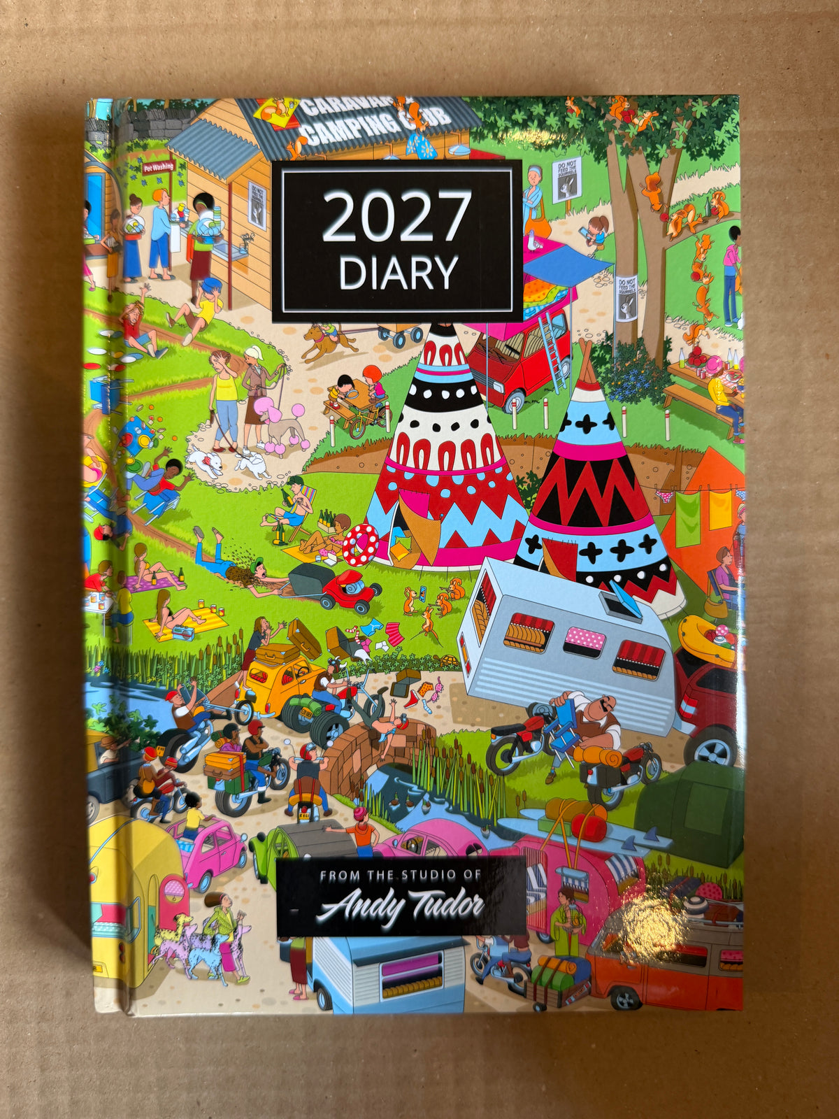 Red Robin A5 Padded 2027 Diary 218x155mm Week To View Varieties, 2027 A5 Diary