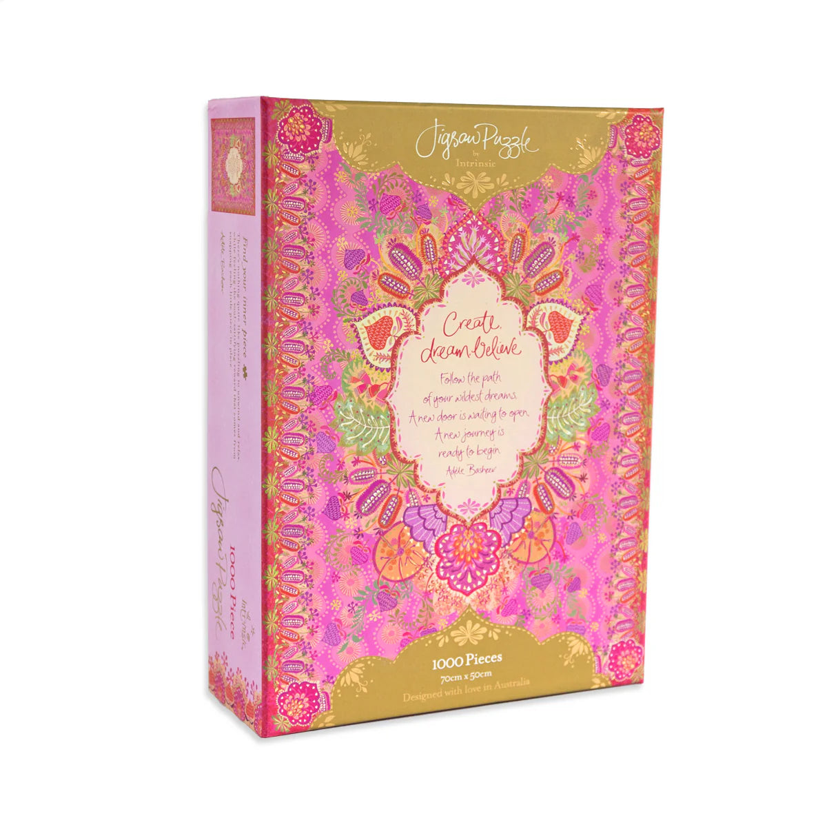 Intrinsic Create Dream Believe 1000 Piece Jigsaw Puzzle
