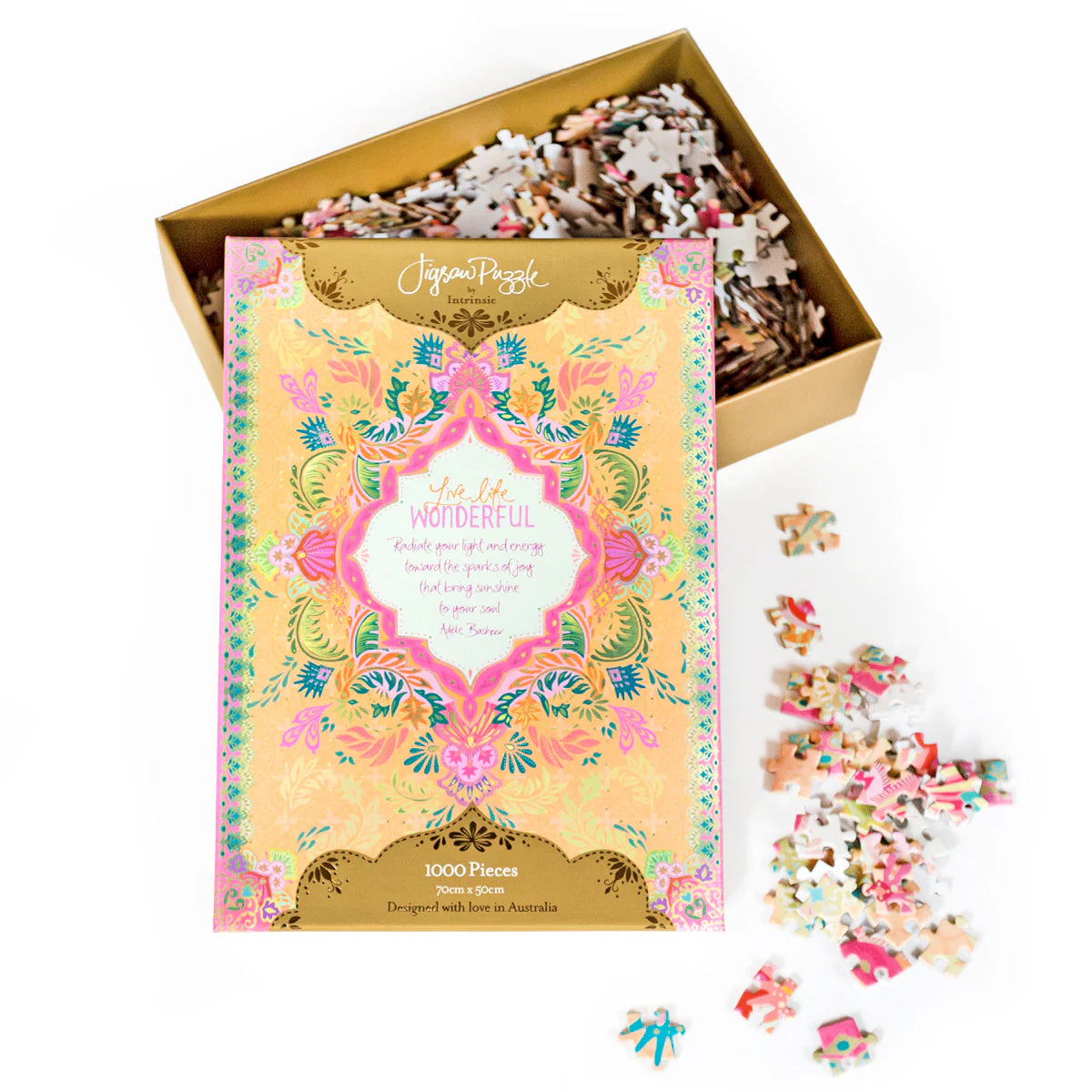 Intrinsic Live Life Wonderful 1000 Piece Jigsaw Puzzle