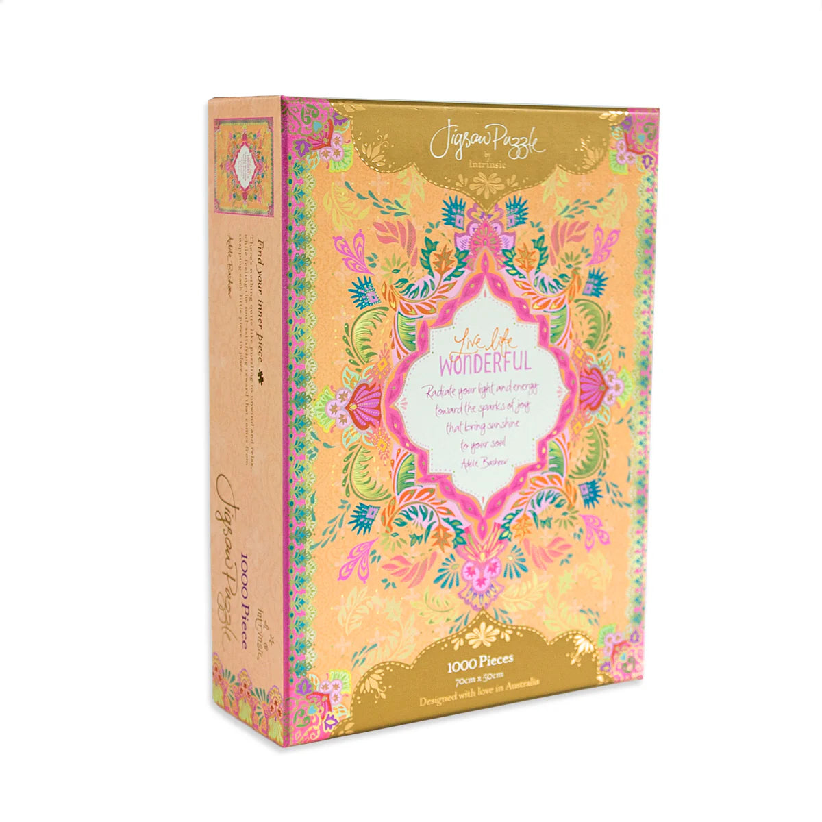 Intrinsic Live Life Wonderful 1000 Piece Jigsaw Puzzle