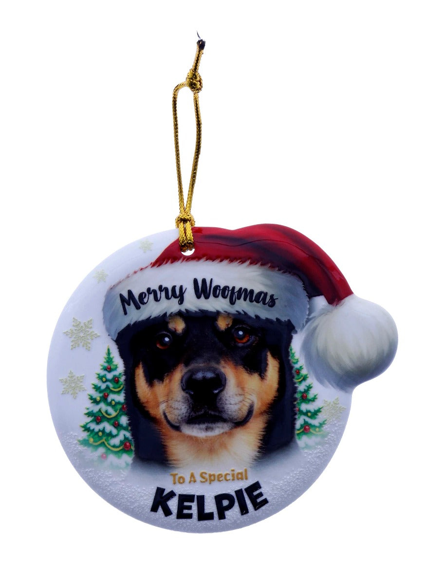 Christmas Sentiments Hanging Ceramic Pet Plaque