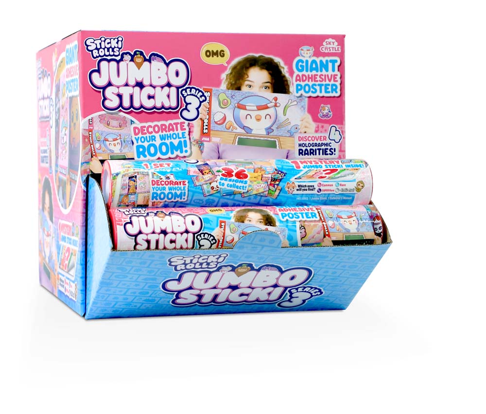 Sticki Rolls Jumbo Capsule Tube Series 3