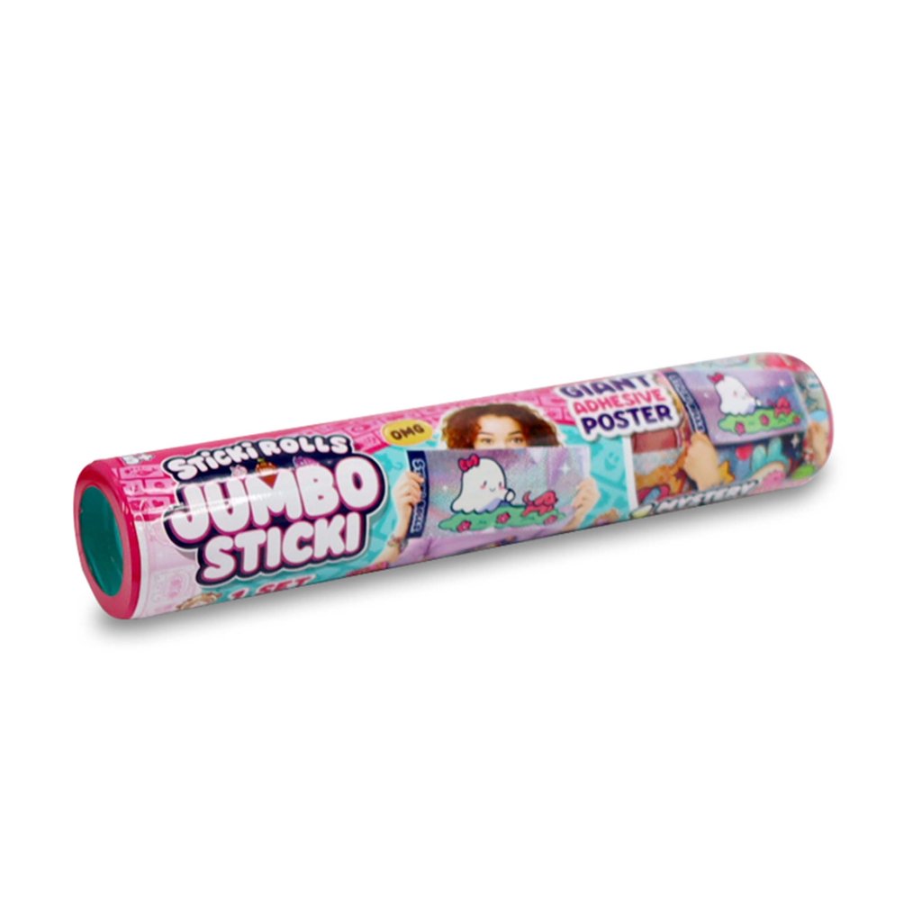 Sticki Rolls Jumbo Sticker Capsule Tube