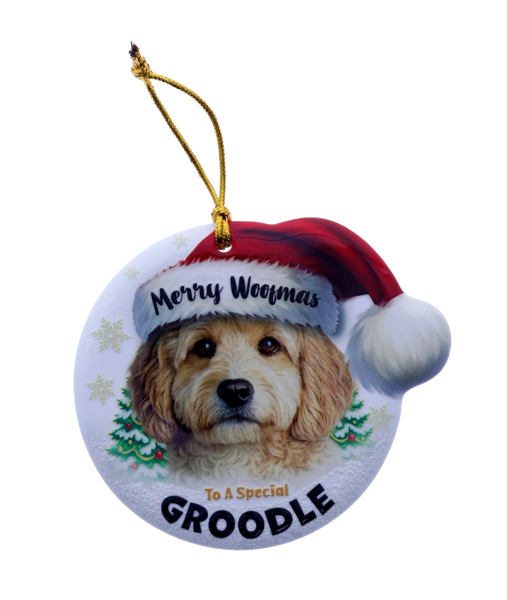 Christmas Sentiments Hanging Ceramic Pet Plaque