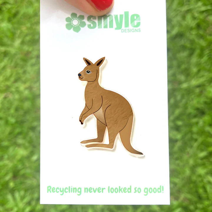 Kangaroo Pin By Smyle Designs
