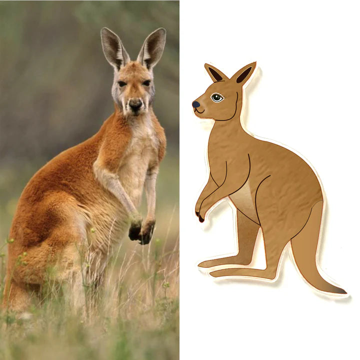 Kangaroo Pin By Smyle Designs