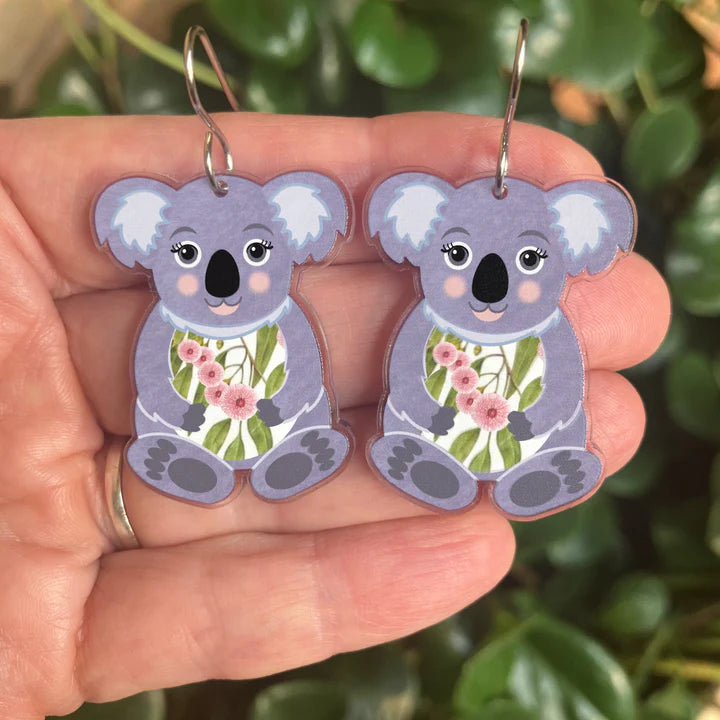 Koala Earrings by Smyle Designs