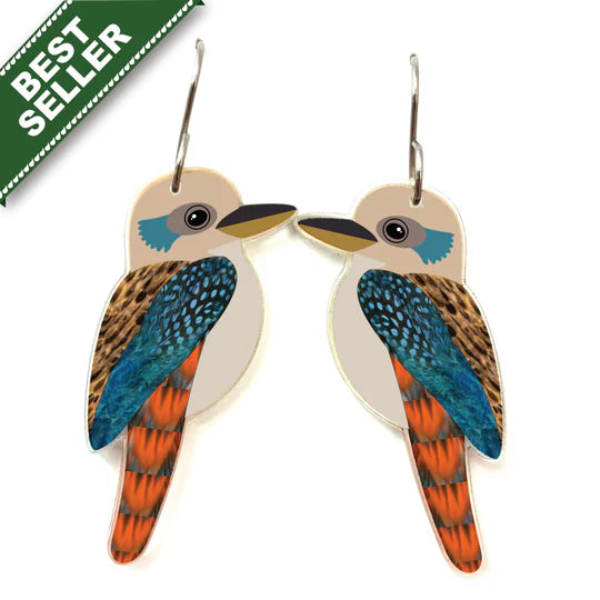 Kookaburra Earrings By Smyle Designs