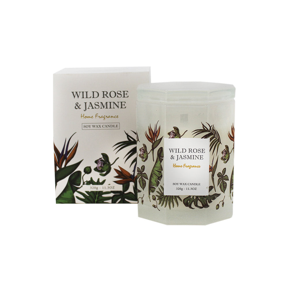 Home Fragrance Candle Jar 320g – Wild Sage & Jasmine