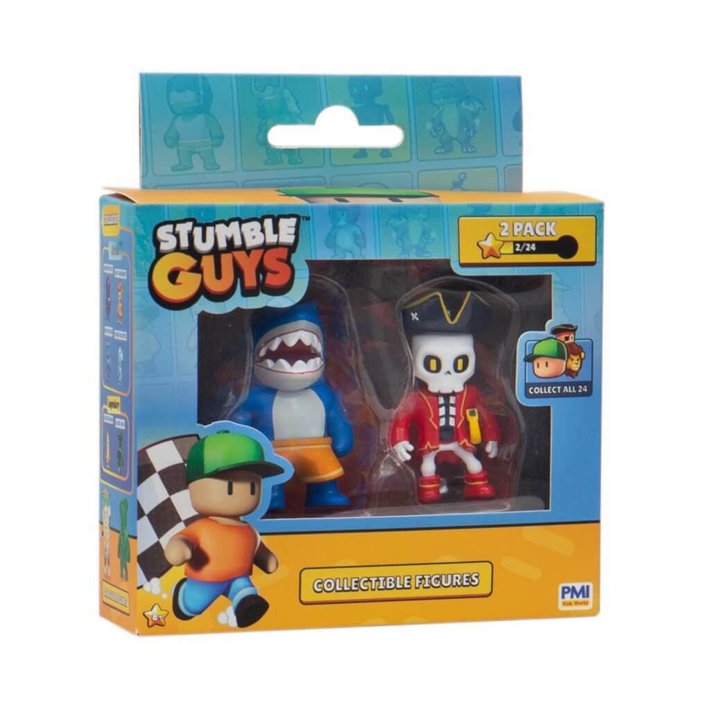 Stumble Guys Collectible Figure 2 Pack - Assorted 2 Figure Pack