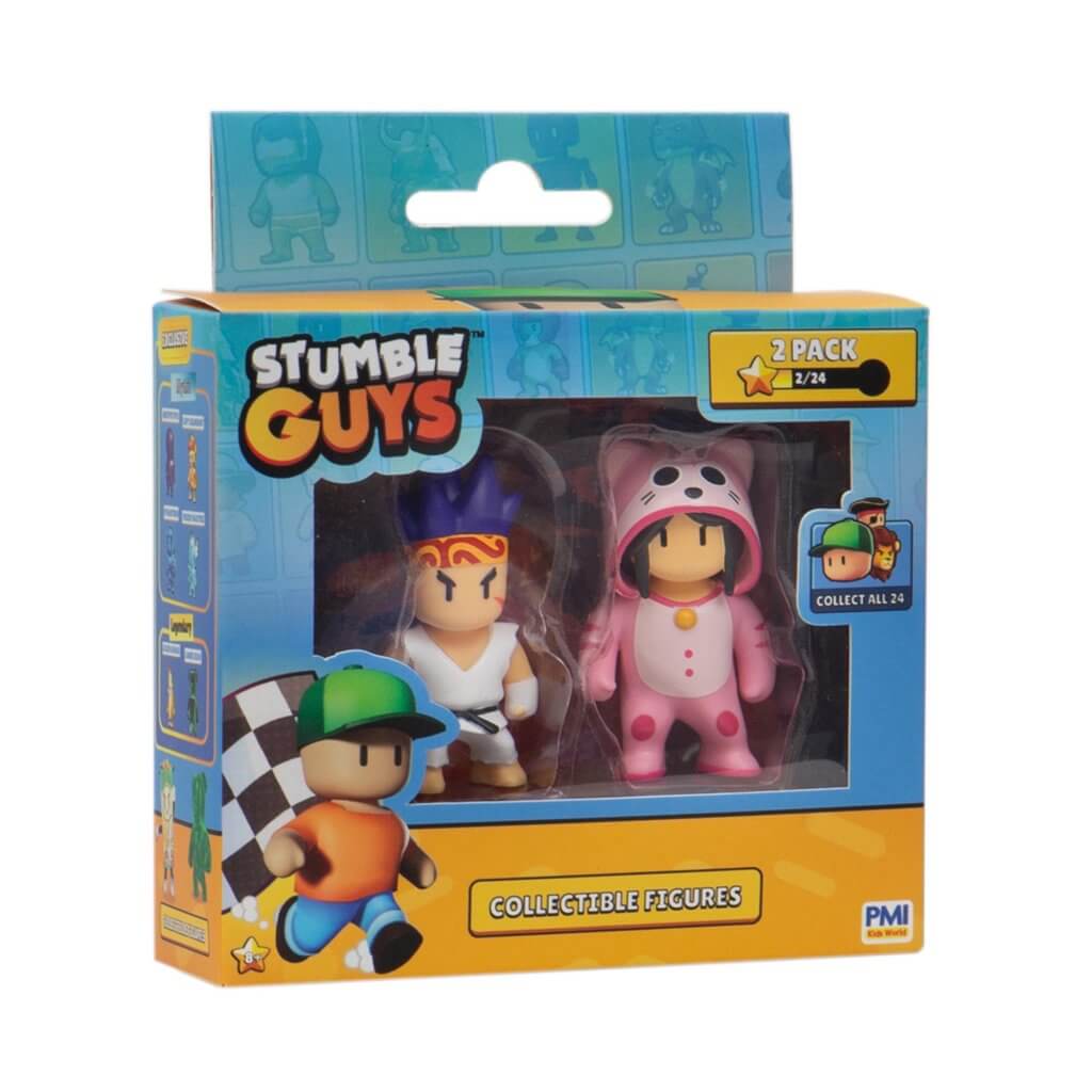 Stumble Guys Collectible Figure 2 Pack - Assorted 2 Figure Pack