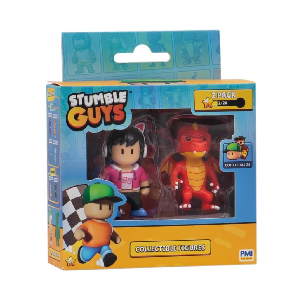 Stumble Guys Collectible Figure 2 Pack - Assorted 2 Figure Pack