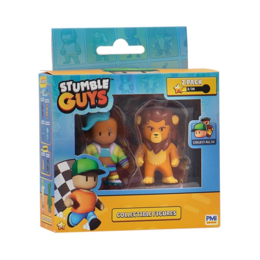 Stumble Guys Collectible Figure 2 Pack - Assorted 2 Figure Pack