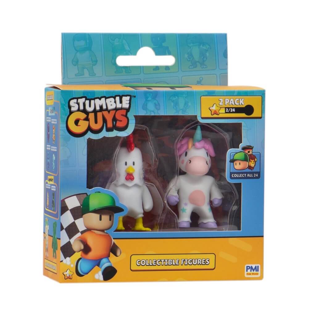 Stumble Guys Collectible Figure 2 Pack - Assorted 2 Figure Pack