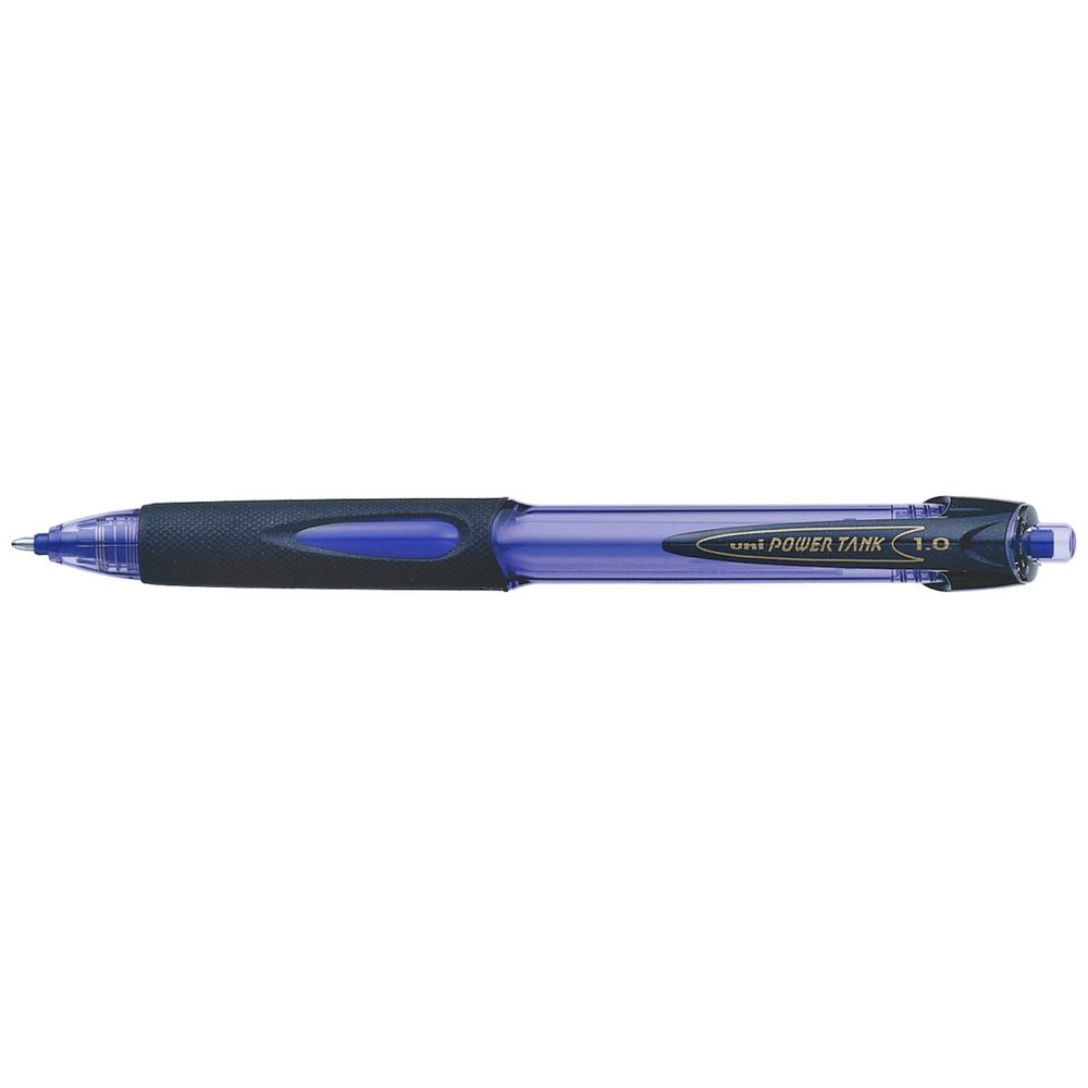 Uni PowerTank Retractable Ballpoint Pen Blue SN-220
