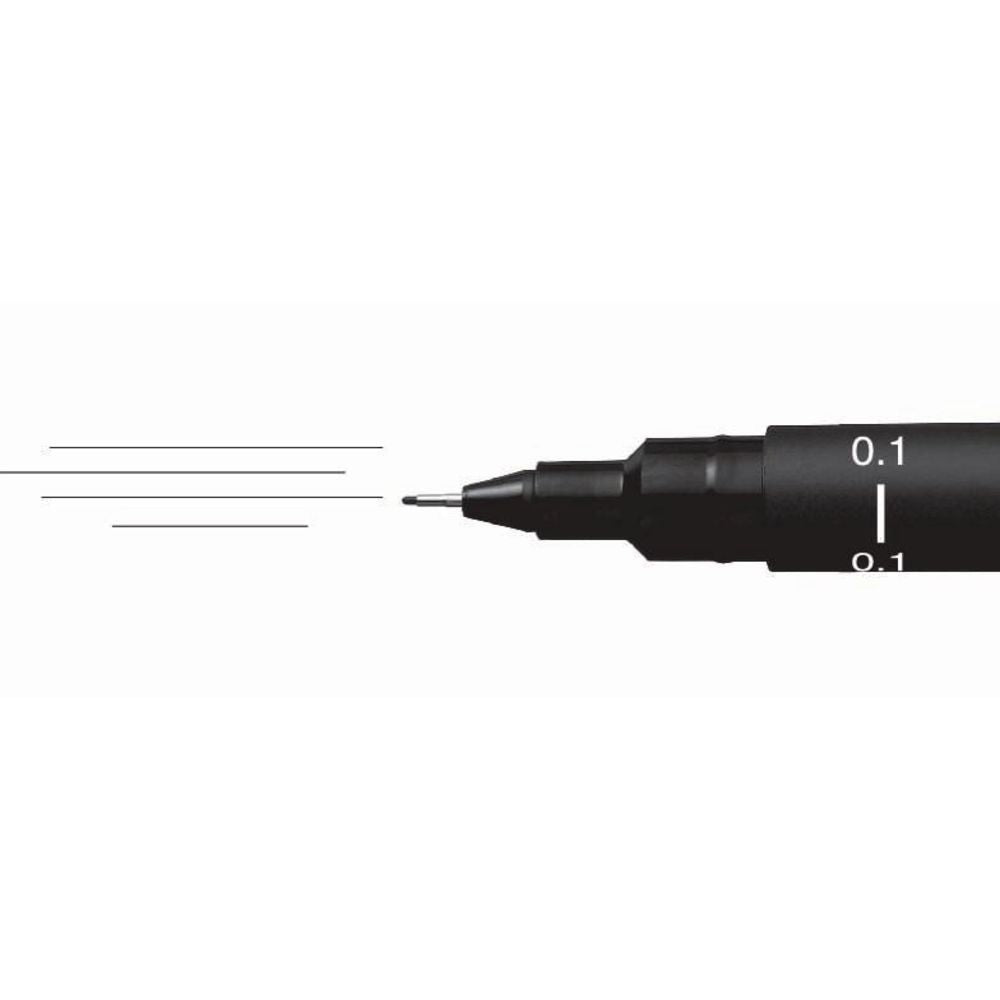 Uni-Ball Uni Pin Fineliner Black Tip Size 0.1 to 0.8