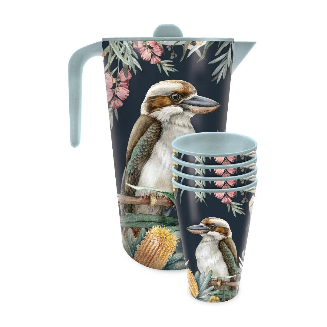 Lisa Pollock Melamine Jug & Cup Set – Bush Guardian Design
