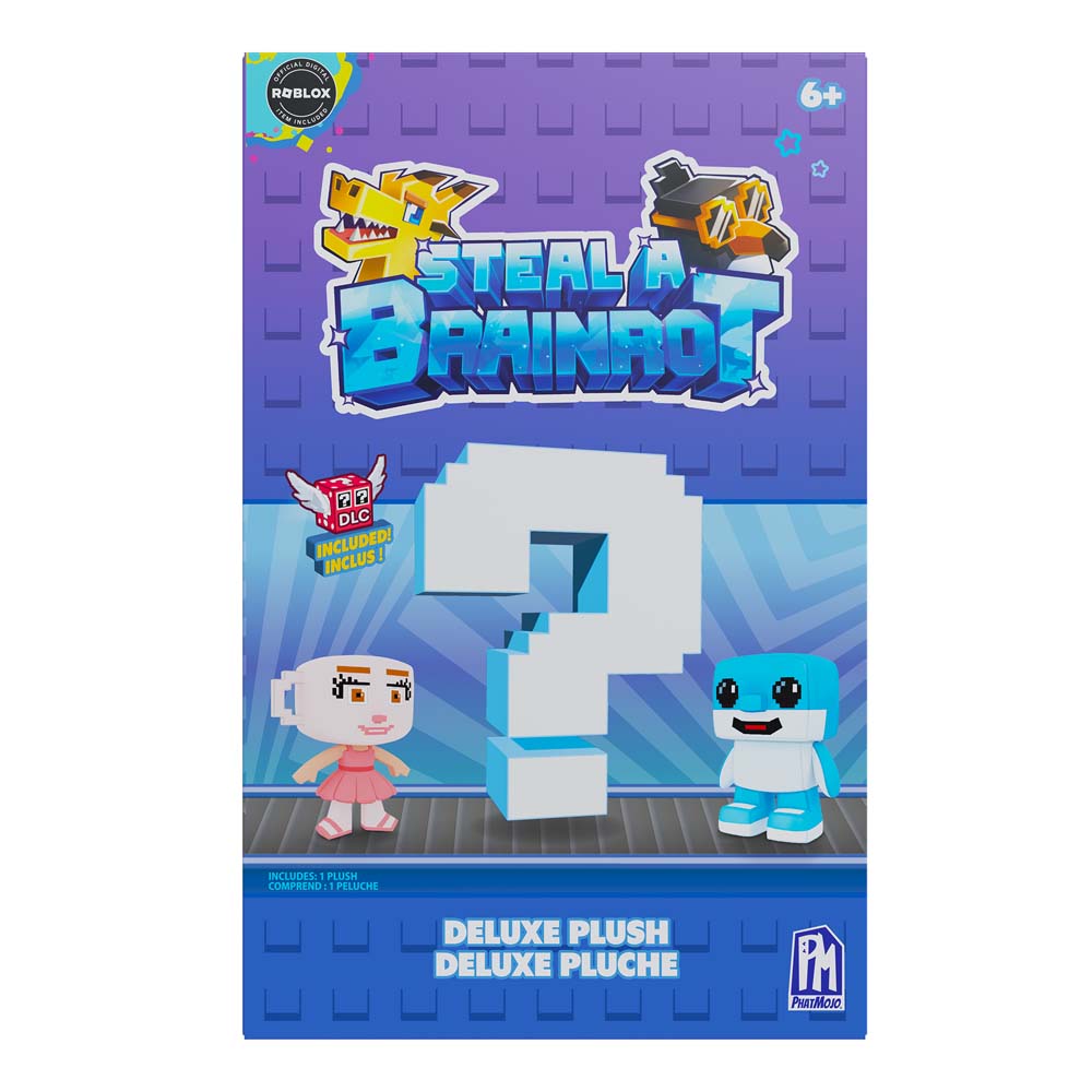 RoBlox Steal A Brainrot Mystery Deluxe Plush With DLC Code Officially Licensed Product