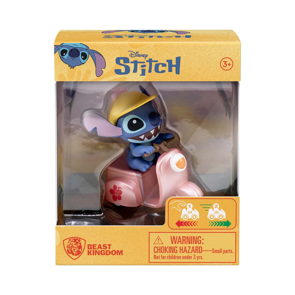 YuMe - Zoom Hero Stitch with Mini Pull Back Vehicles - Window Box - Assorted