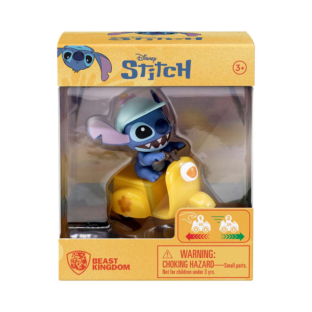 YuMe - Zoom Hero Stitch with Mini Pull Back Vehicles - Window Box - Assorted