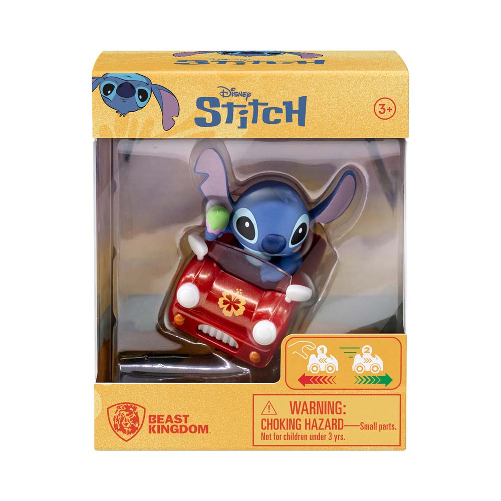 YuMe - Zoom Hero Stitch with Mini Pull Back Vehicles - Window Box - Assorted